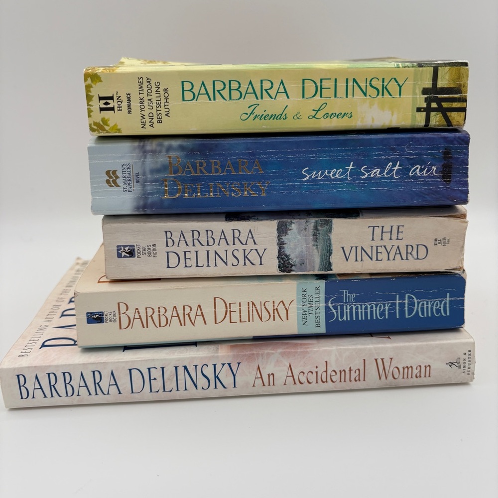 Bundle of Five Barbara Delinsky Novels - Softcover Paperback Books